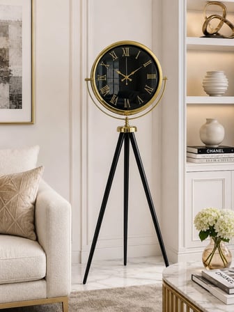 Gold Roma Premium Tripod 150 x 45 Cm Ayaklı Saat iegxx