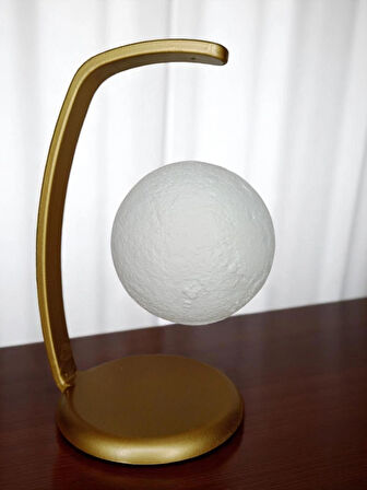 Ay Şeklinde Gece Lambası - Masaüstü Dekoratif Tealight Moon Light