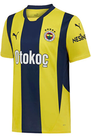 Fenerbahçe Puma 2024/25 İç Saha Erkek Sarı Lacivert Futbol Forması 77536001