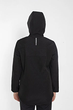 Crozwise Kadın İçi Polar Astar Su & Rüzgar Geçirmez Softshell Kışlık Mont Ceket 5037-B 07