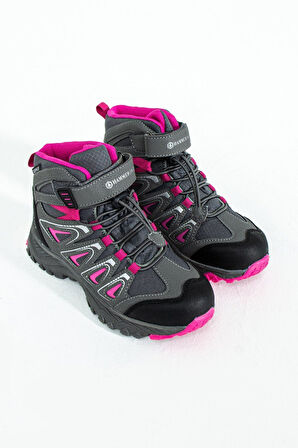 Hammer Jack Celos Su Geçirmez Gri Fuşya Çocuk Outdoor Bot 10123206-F