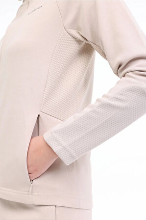 Lumberjack WL MILA 18CT321 5FX Bej Kadın Eşofman Üstü 101970813