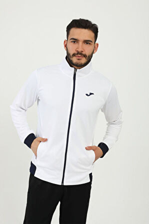 Joma Full Zip Poly.hawk M Beyaz Erkek Sweatshirt  4231300