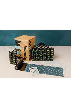 1 ADET Armor 110mmx74mt Wax Ribon Kuşe&Vellum