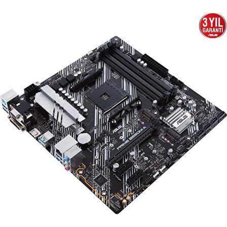 ASUS PRIME B550M-K DDR4 4600MHZ 1XVGA 1XHDMI 1XDVI 2XM.2 USB 3.2 MATX AM4 (AMD AM4 5000/4000 G/3000 SERİSİ İLE UYUMLU)