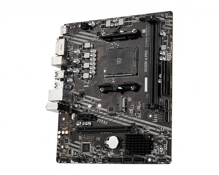 MSI A520M-A PRO DDR4 4600MHZ 1XHDMI 1XDVI 1XM.2 USB 3.2 MATX AM4 (AMD AM4 5000/4000 /3000 SERİSİ İLE UYUMLU)