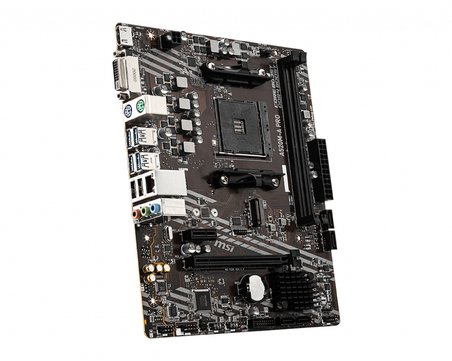 MSI A520M-A PRO DDR4 4600MHZ 1XHDMI 1XDVI 1XM.2 USB 3.2 MATX AM4 (AMD AM4 5000/4000 /3000 SERİSİ İLE UYUMLU)
