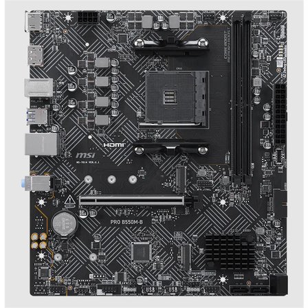 MSI PRO B550M-B DDR4 4600MHZ 1XHDMI 2XM.2 MATX AM4 (AMD AM4 5000/5000G/4000G/3000/3000G SERİLERİ İLE UYUMLU)