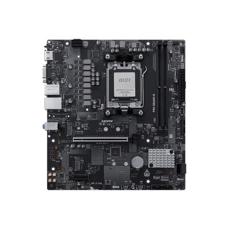 MSI PRO B840M-B DDR5 8000MT/S 1XHDMI 2XM.2 USB-C AM5 MATX (AMD AM5 9000/8000/7000 SERİLERİ İLE UYUMLU)