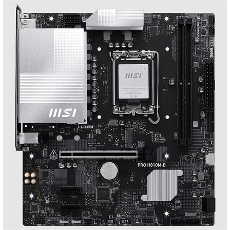 MSI PRO H810M-B DDR5 6400MHZ 1XHDMI 1XDP 1XM.2 MATX 1851P (INTEL ULTRA PROCESSORS SERIES 2)