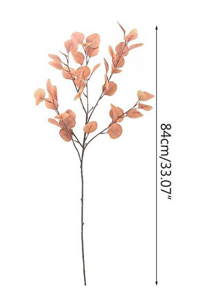  100 cm Dekoratif Dallı Sedef Ağacı Çiçeği Yapay Sahte Süs Bitkisi