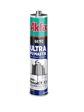 Akfix 647FC Akfix Beyaz Ultra Poliüretan Otomotiv Yapı Pu Mastik 280ML