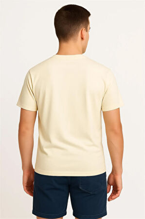 T-SHİRT BEYAZ GOFRE KUMAŞ