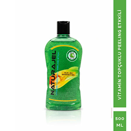 Naturajel Peeling Etkili Çiçek Özlü Duş Jeli 500 ml