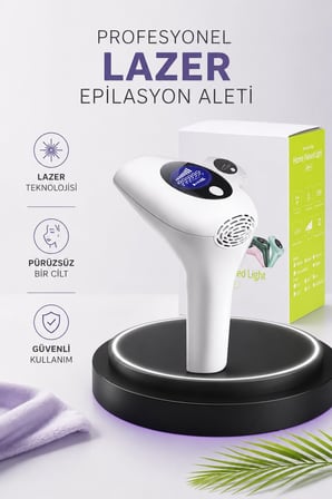IPL Lazer Teknolojili Dijital Ekranlı Epilasyon Cihazı