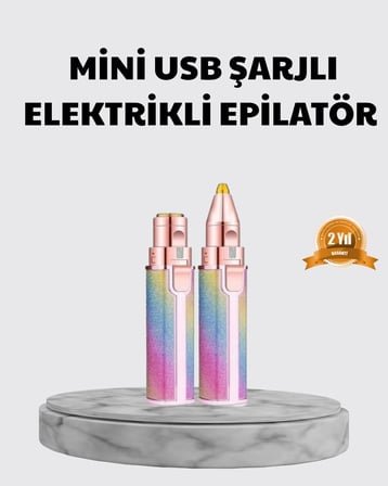 Mini Yüz ve Kaş Epilatörü – 8000 RPM Güçlü Motor ve Paslanmaz Çelik Başl?
