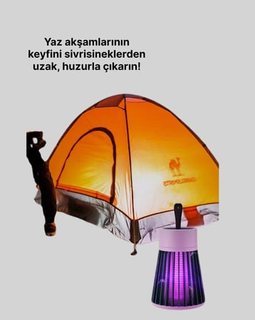 Çocuk ve Evcil Hayvan Dostu Sivrisinek Yakalama Lambası