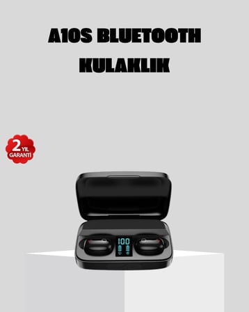 A10s Kablosuz Bluetooth Kulaklık – 1800mAh Powerbank Otomatik Eşleşme iOS/Andro