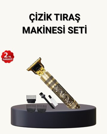 Profesyonel Çizik Tıraş Makinesi – T Çelik Bıçaklı 120 Dakika Şarjlı Kull