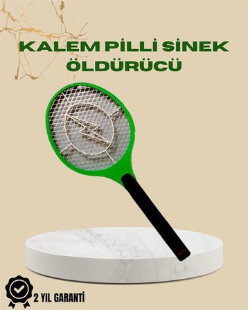 Yüksek Gerilimli Elektronik Sinek Öldürücü – Pil ile Çalışan Güvenlik Izg