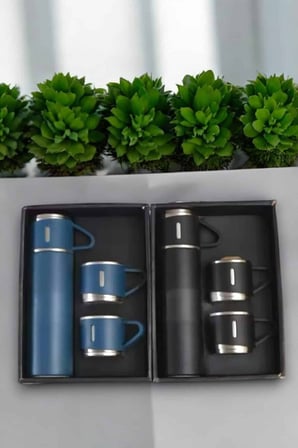 500 ml Kapasiteli Taşınabilir Basınçlı Termos Seti Günlük Kullanım için İd
