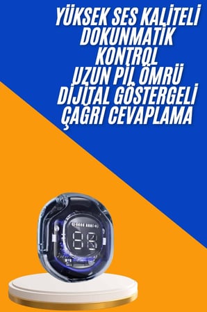 Kulak İçi Bluetooth Kulaklık ANC ENC Özellikli Şarj Göstergeli Kablosuz Kulakl