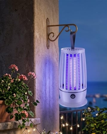 UV Işıklı Elektrikli Böcek Öldürücü Lamba Gece Lambalı Sessiz ve Güvenli K