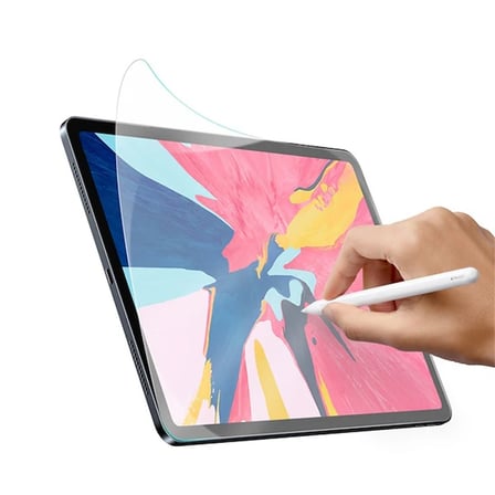 Baseus İpad Pro 12.9 İnch 2021-2020-2018 Paper Like Film Darbe Emici Pet Ekran Kor