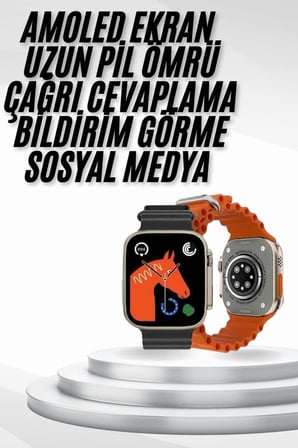 Yeni Nesil Akıllı Saat Müzik Dinleme Bildirim Görme Sesli Asistan Desteği Yeni 