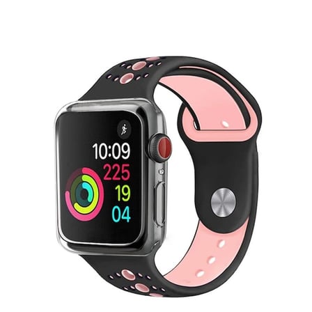Ally Apple İWatch 44mm 360 Koruma Ultra Slim Silikon Kılıf-(5775)