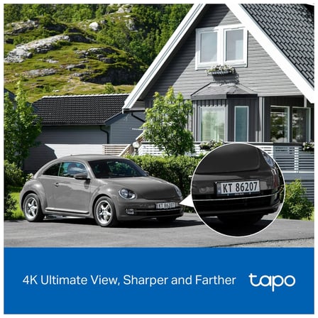 TP-LINK Tapo TC92 KIT (C660 KIT) 4K 80Mpix Dış Mekan IP65 WiFi 12Mt. Renkli Gece G