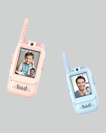Ekranlı Walkie Talkie Oyuncağı Ses ve Görüntü Destekli