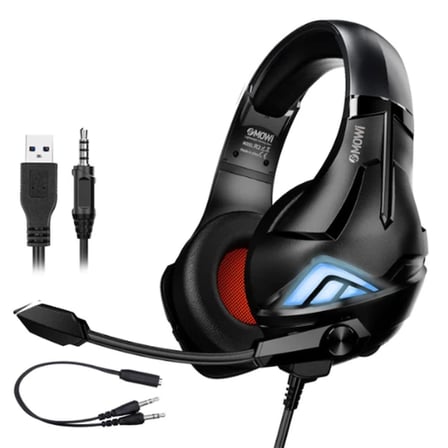 XMOWi R2 Gaming Mikrofonlu RGB Oyuncu Kulaklılığı Gurultu Engelleyici Kulaklik-(