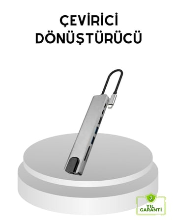 Dönüştürücü Hub – Kompakt Dayanıklı ve Yüksek Hızlı Bağlantı