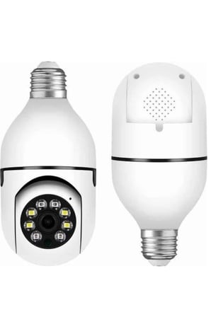 Akıllı Kamera Wifi Kamera Duylu Ampul Görünümlü 360 Derece Dönebilen Ev Kamer