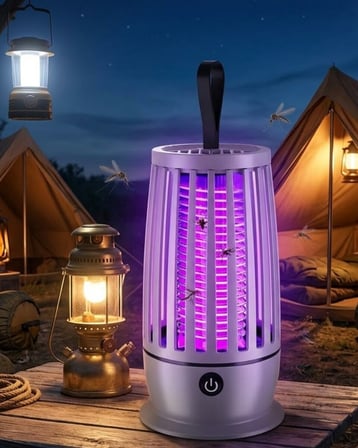 UV Mor Işık Elektrikli Sivrisinek Tuzak Lamba Sessiz Çalışma Gece Aydınlatmal?