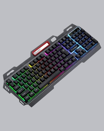 RGB Işıklı Oyuncu Klavye Mouse Seti – Türkçe Q Ayarlanabilir DPI Ergonomik ve