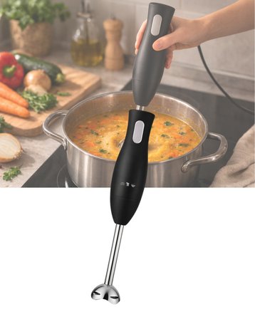 Metal Ayaklı El Blenderı Ergonomik Tasarım Güvenli Kullanım
