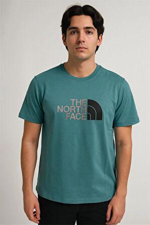 BİSİKLET YAKA TSHİRT YEŞİL THE NORTHFACEE