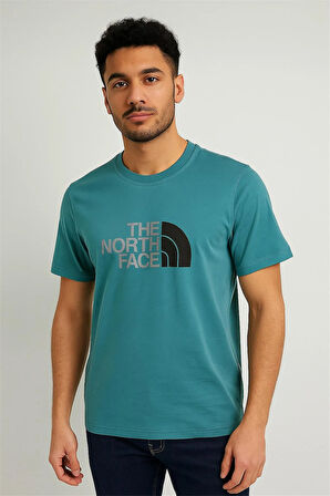 BİSİKLET YAKA TSHİRT YEŞİL THE NORTHFACEE
