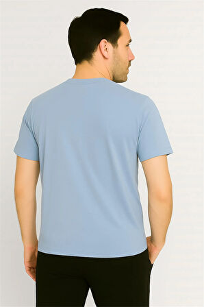 ERKEK BEBE MAVİSİ TİŞÖRT - SÜPREM KUMAŞ LEVS