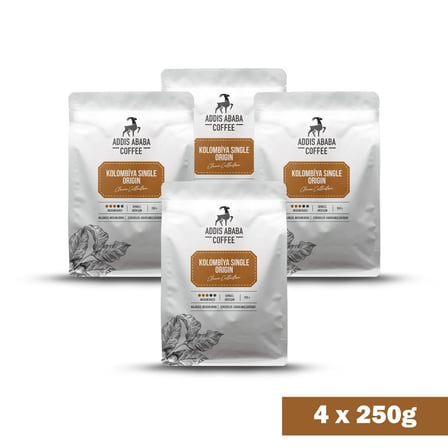 Kolombiya Single Origin Coffee 4 Lü Avantajlı Paket 1000 Gram