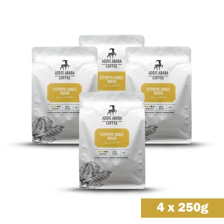 Etiyopya Single Origin Coffee 4 Lü Avantajlı Paket 1.000 Gram