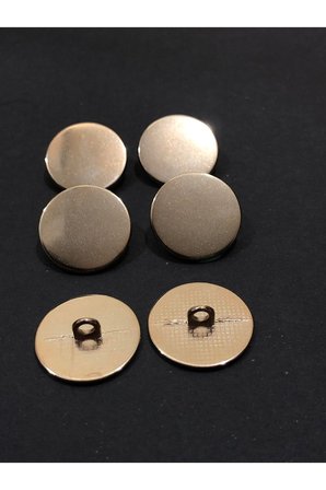 Gold Altın Büyük Pulmetal Para Model Düğme Büyük Boy Metal Düğme Trençkot Ve Kaban Düğmesi-6lı Paket