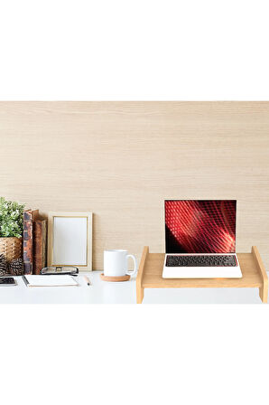 Ahşap Laptop -Notebook Standı – Ergonomik Masaüstü Yükseltici & Organizer