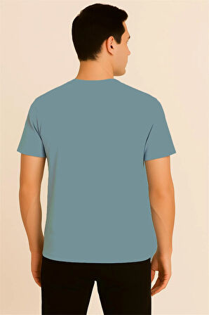 SU YEŞİLİ BİSİKLET YAKA T-SHIRT – SÜPREME THENORTHFACE