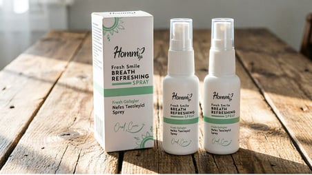 Homm Life Nefes Tazeleyici Ağız Spreyi 25 ml  ( Ferah bir gün için ) - 3 Adet