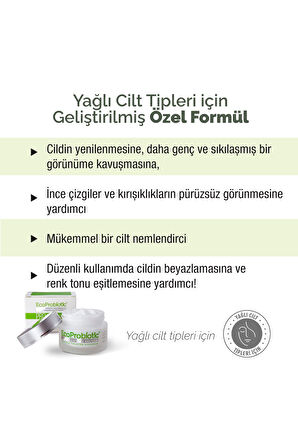 Pro Cilt Bakım Kremi Onarıcı Sıkılaştırıcı Sivilce Karşıtı Etki Yağlı Cilt Tipi 50 ml