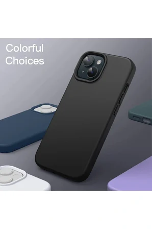 Abatech iPhone 15 Siyah Lansman Kılıf