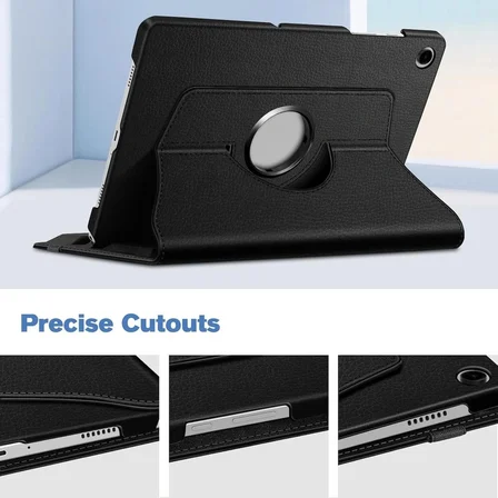 Abatech Samsung Tab A9 Plus Siyah Katlanabilir Lansman Kılıf